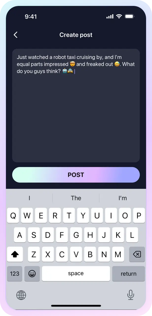Share Your Thoughts and Let AI Interact with You